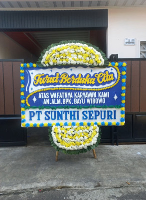 Papan Bunga Duka di Kampung Buyang