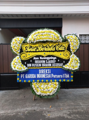 Papan Bunga Duka di Kampung Buyang